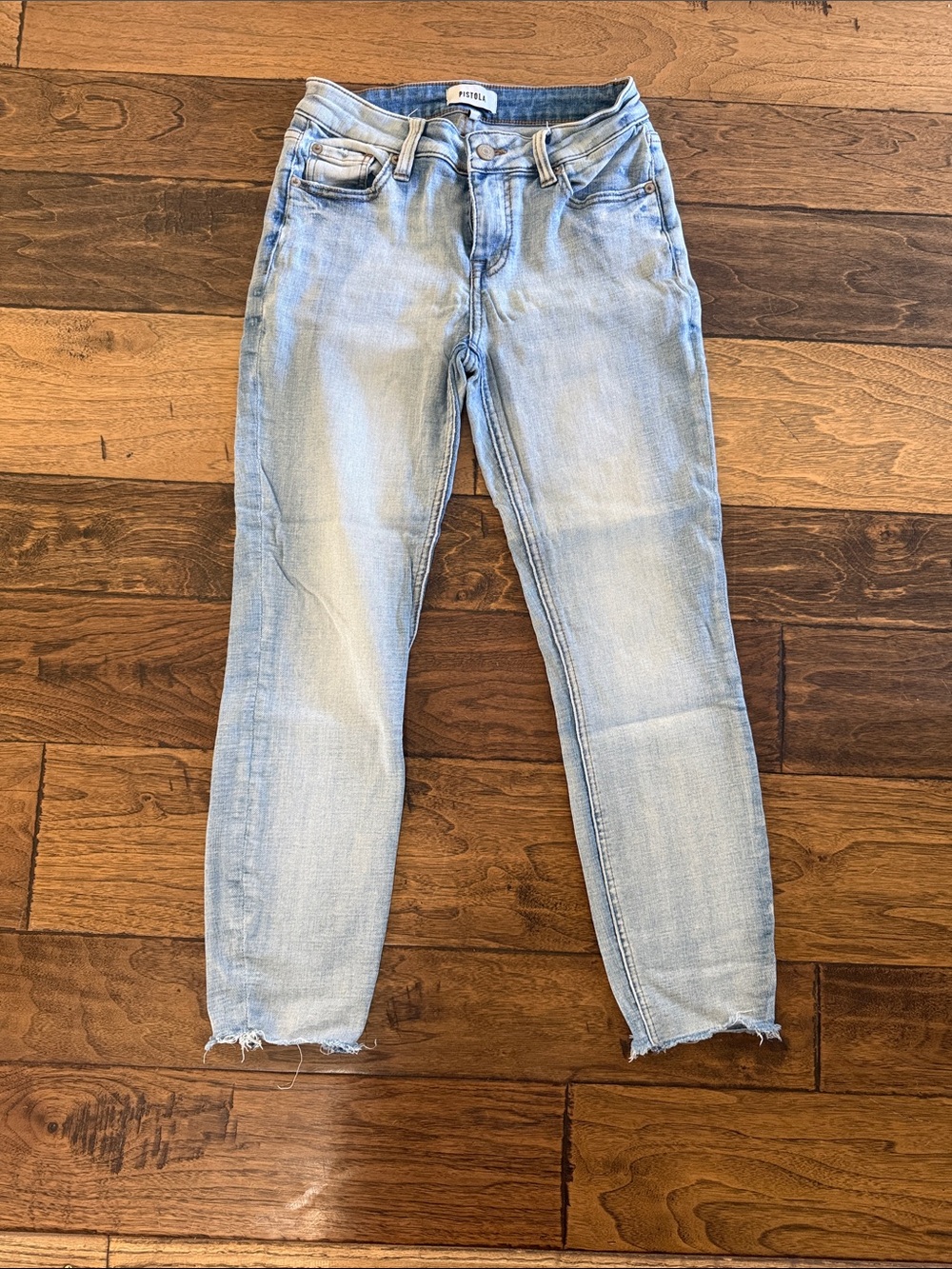 Pistola Light Blue High-Rise Skinny Jeans